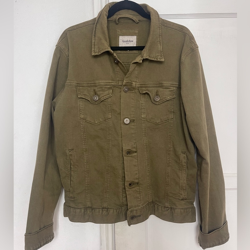 Mens Goodfellow Jean Trucker Jacket size Medium